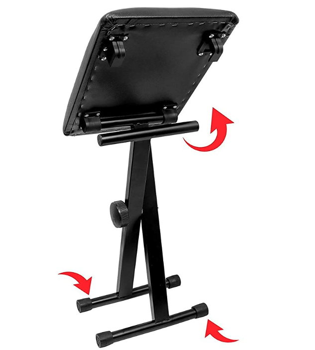 Piano-drum-stool-portable-adjustable